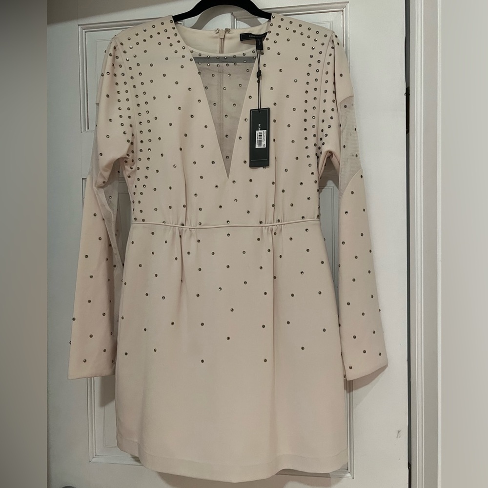 BCBG Max Azria Beige Lake Dress NWT